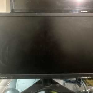 Lenovo Black Monitor Display